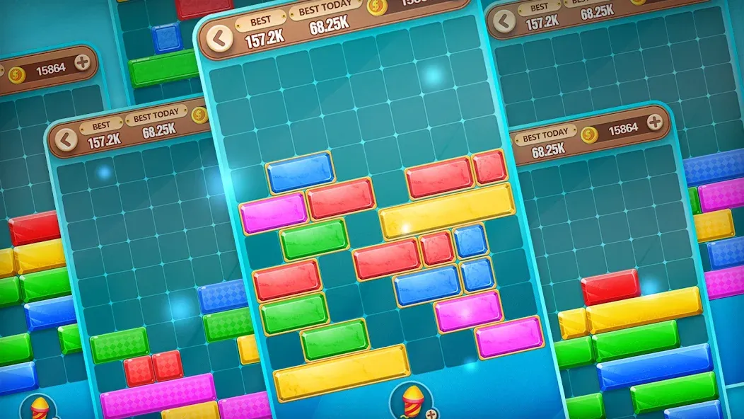 Block Crush - Puzzle Game  [МОД Много денег] Screenshot 3