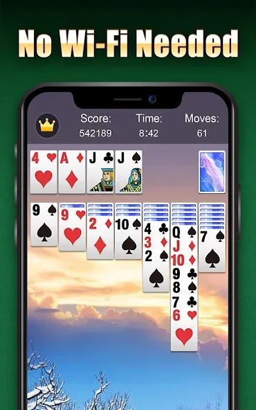 Solitaire  [МОД Много монет] Screenshot 3