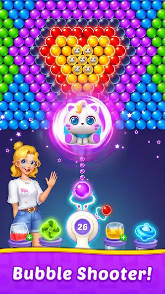 Bubble Shooter Home  [МОД Много денег] Screenshot 1