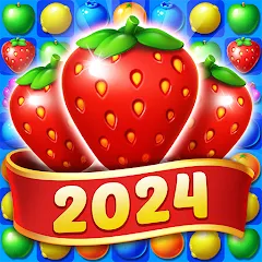 Взломанная Fruit Diary - Match 3 Games  [МОД Unlimited Money] - полная версия apk на Андроид