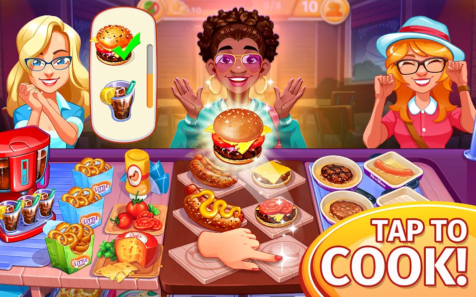 Cooking Craze: Restaurant Game  [МОД Много денег] Screenshot 1