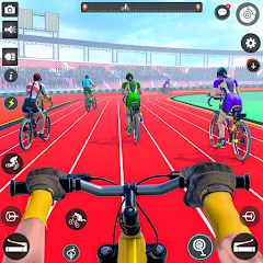 Взломанная BMX Cycle Race 3d Cycle Games (гонка на велосипедах 3D игры на велосипеде)  [МОД Меню] - последняя версия apk на Андроид