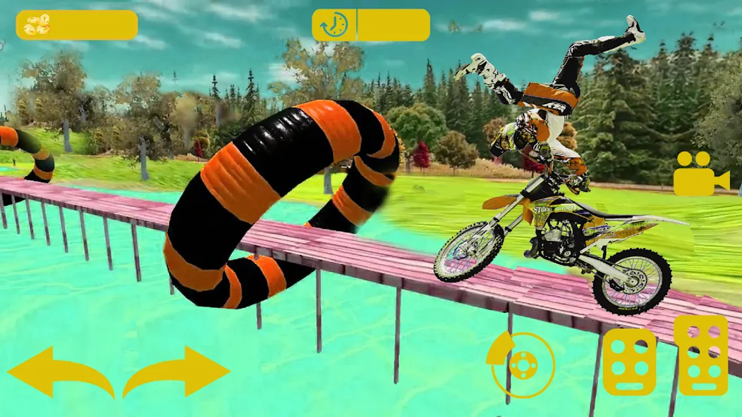 Bike stunt 3d games-Bike games  [МОД Много денег] Screenshot 3