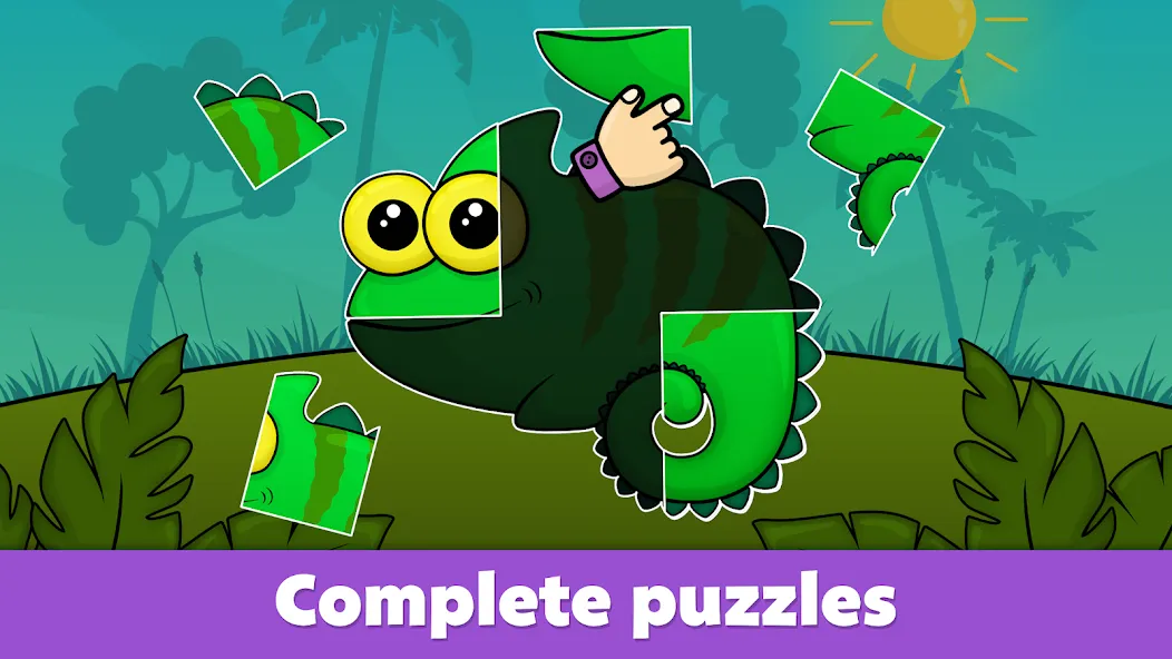 Kids Puzzle Games 2-5 years  [МОД Много денег] Screenshot 3