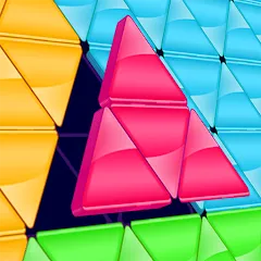 Взломанная Block! Triangle Puzzle:Tangram  [МОД Menu] - последняя версия apk на Андроид