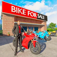 Взломанная Motorcycle Dealer Bike Games  [МОД Все открыто] - стабильная версия apk на Андроид