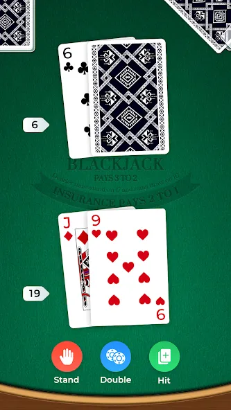 Blackjack (Блэкджек)  [МОД Много денег] Screenshot 2