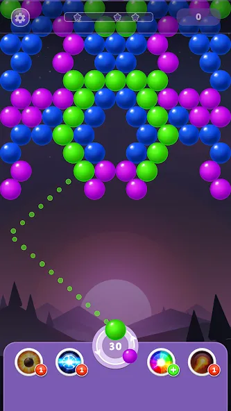 Bubble Shooter Rainbow  [МОД Mega Pack] Screenshot 4