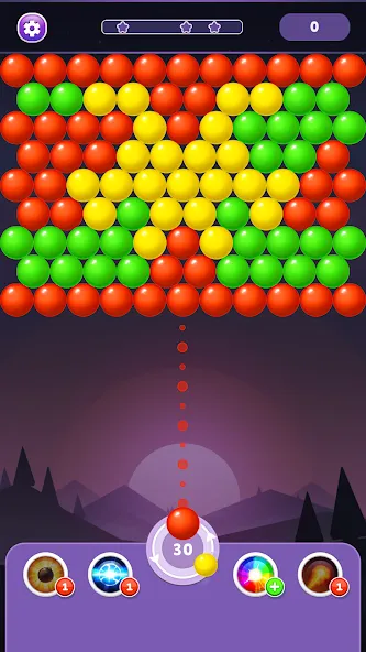 Bubble Shooter Rainbow  [МОД Mega Pack] Screenshot 5