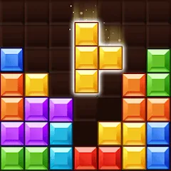 Взлом Block Gems: Block Puzzle Games (Блок драгоценные камни)  [МОД Mega Pack] - полная версия apk на Андроид