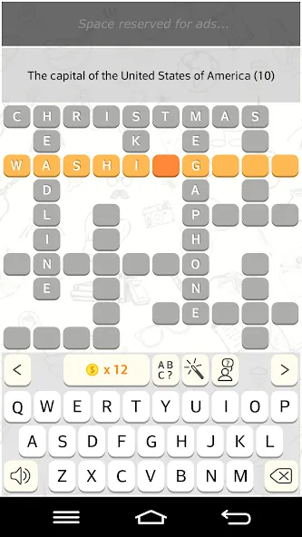 CrossWords 10 (Кроссворды 10)  [МОД Бесконечные деньги] Screenshot 2