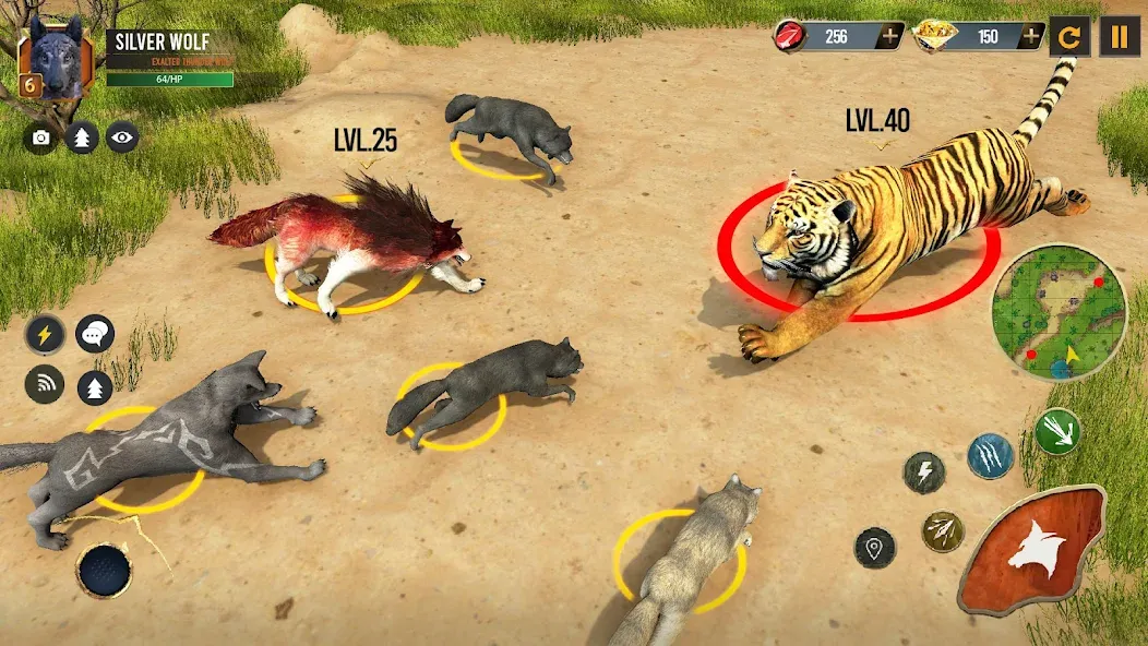 Wild Wolf Simulator Wolf Games  [МОД Бесконечные монеты] Screenshot 4