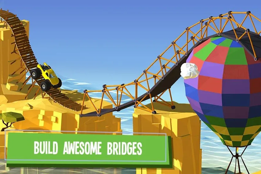 Build a Bridge!  [МОД Бесконечные деньги] Screenshot 2