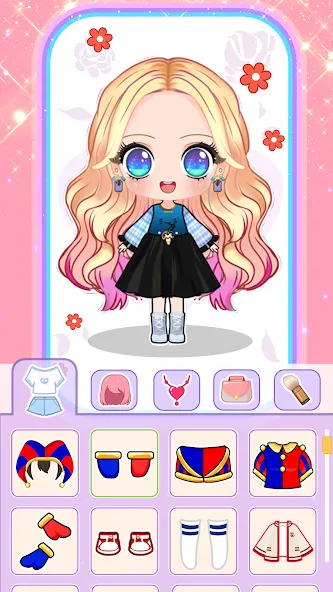 Doll Dress Up: Makeup Games (Долл Дресс Ап)  [МОД Меню] Screenshot 1