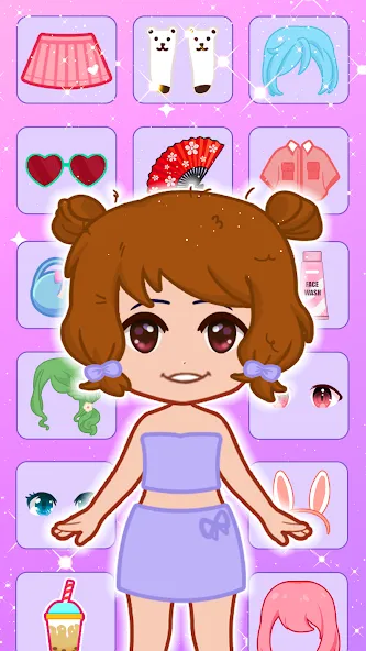 Doll Dress Up: Makeup Games (Долл Дресс Ап)  [МОД Меню] Screenshot 2