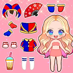 Взломанная Doll Dress Up: Makeup Games (Долл Дресс Ап)  [МОД Меню] - полная версия apk на Андроид