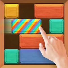 Скачать взломанную Falling Blocks: Sliding Puzzle (Фоллинг блоксы)  [МОД Бесконечные деньги] - полная версия apk на Андроид