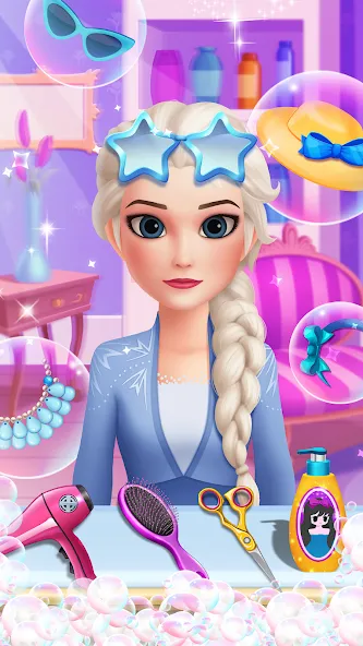 Hair Salon: Beauty Salon Game (Хэр Салон)  [МОД Unlimited Money] Screenshot 1