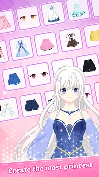 Princess Dress Up - Sweet Doll (Принцесса нарядиться)  [МОД Menu] Screenshot 4