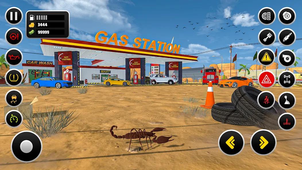 Gas Station Simulator Games  [МОД Бесконечные монеты] Screenshot 3