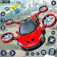 Скачать взлом Flying Car Robot Game Car Game  [МОД Бесконечные монеты] - стабильная версия apk на Андроид