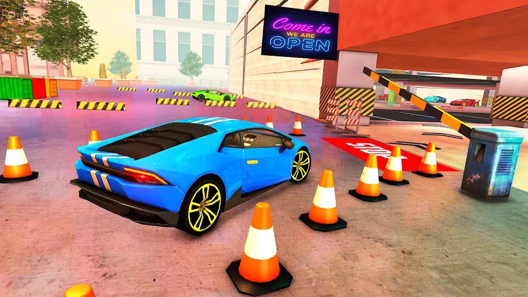 Street Car Parking: Car Games  [МОД Бесконечные монеты] Screenshot 1