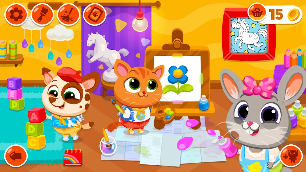 Bubbu School - My Virtual Pets (Буббу Скул)  [МОД Много монет] Screenshot 4