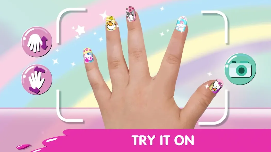 Hello Kitty Nail Salon  [МОД Меню] Screenshot 4