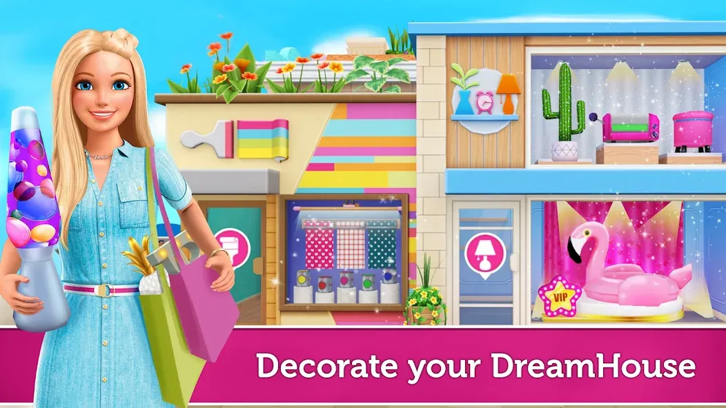 Barbie Dreamhouse Adventures (Барби Приключения в доме мечты)  [МОД Все открыто] Screenshot 1