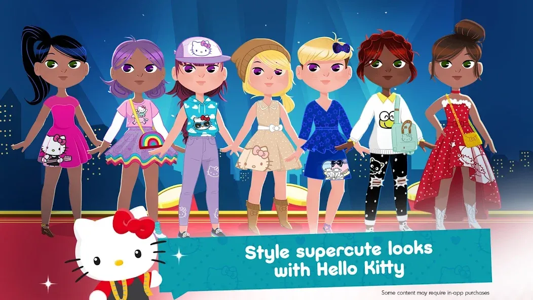 Hello Kitty Fashion Star  [МОД Бесконечные деньги] Screenshot 1