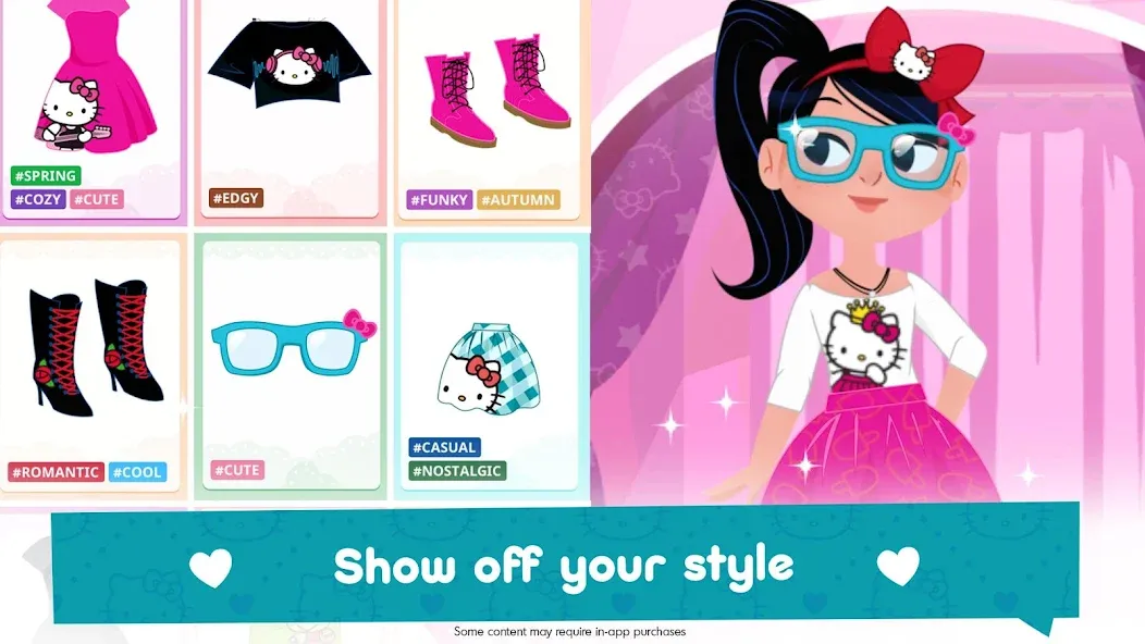 Hello Kitty Fashion Star  [МОД Бесконечные деньги] Screenshot 5