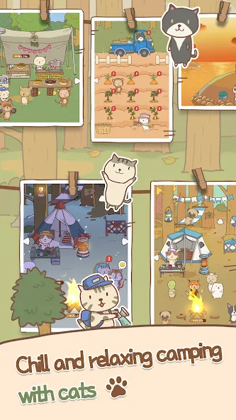 Animal Camping: Idle Camp (Анимал Кемпинг)  [МОД Unlimited Money] Screenshot 1