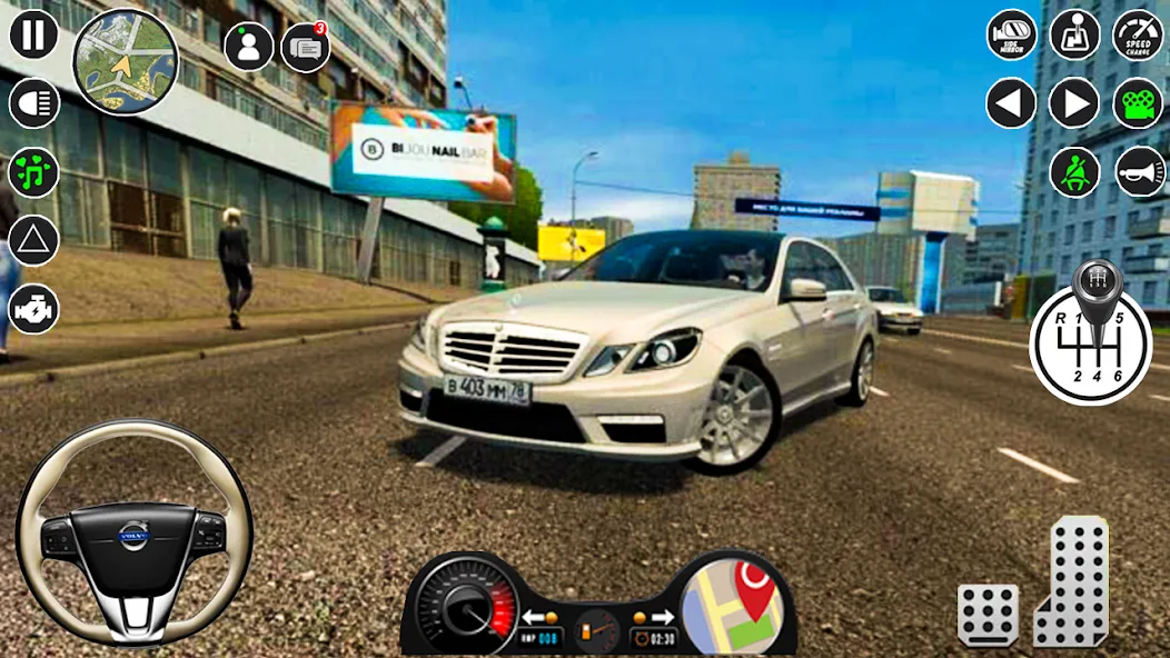 Modern Car Drive Glory Parking  [МОД Бесконечные монеты] Screenshot 4