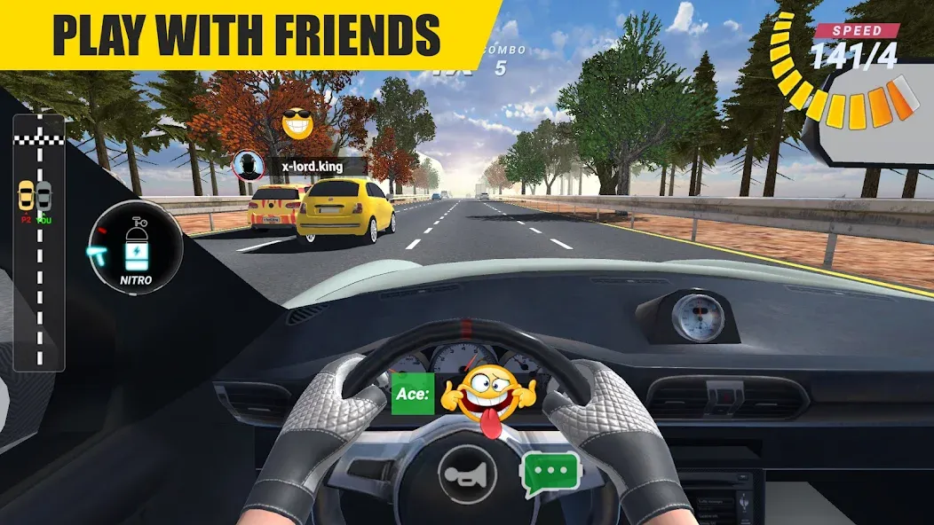 Racing Online:Car Driving Game  [МОД Menu] Screenshot 2