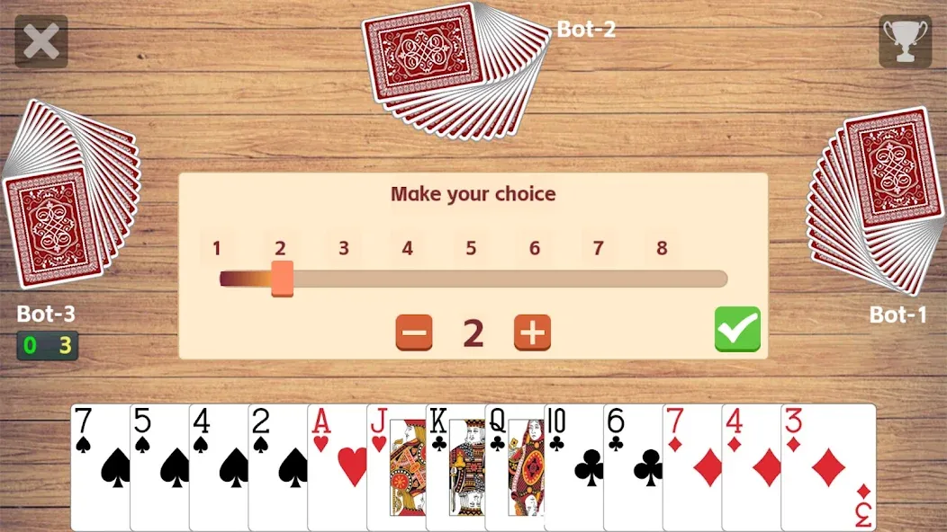 Callbreak League - Card Game (Колбрик Лига)  [МОД Много монет] Screenshot 4