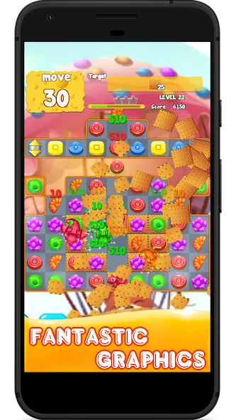 Candy 2024-Candy Match 3 Game (Кэнди 2023)  [МОД Unlocked] Screenshot 5