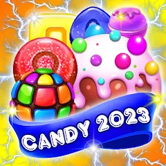 Скачать взломанную Candy 2024-Candy Match 3 Game (Кэнди 2023)  [МОД Unlocked] - стабильная версия apk на Андроид