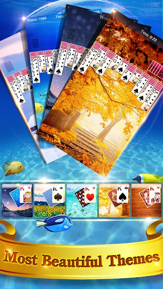 Spider Solitaire  [МОД Mega Pack] Screenshot 4