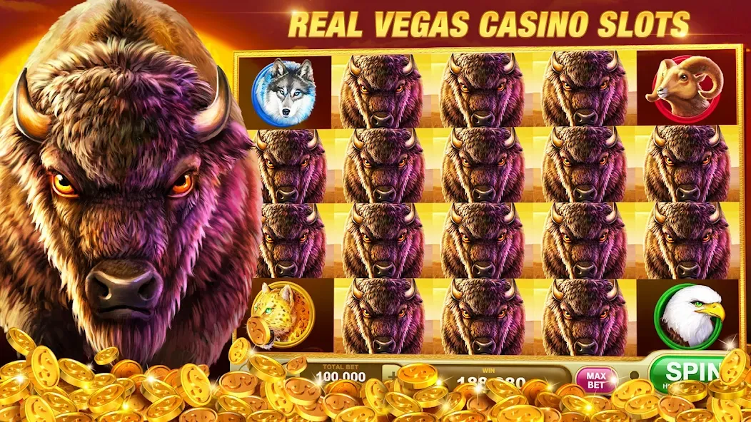 Slots Rush: Vegas Casino Slots (Слотс Раш)  [МОД Все открыто] Screenshot 3