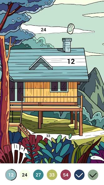 Casual Color - Color by Number  [МОД Menu] Screenshot 3