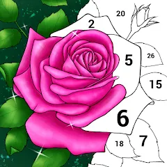 Скачать взломанную Casual Color - Color by Number  [МОД Menu] - последняя версия apk на Андроид