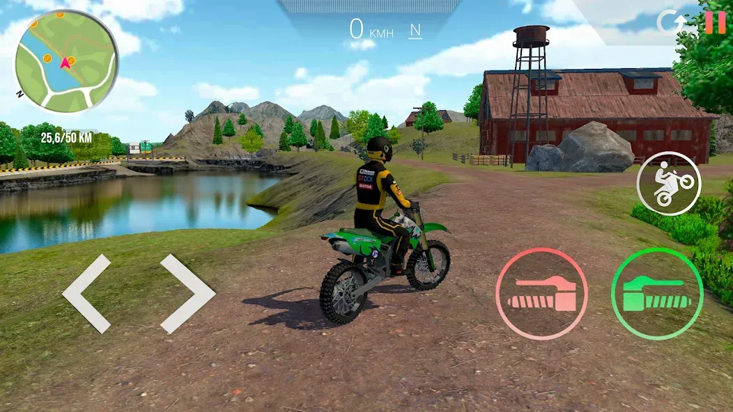 Motorcycle Real Simulator (Мотоцикл Реальный Симулятор)  [МОД Бесконечные монеты] Screenshot 3