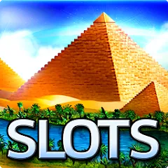 Взломанная Slots - Pharaoh's Fire (Слоты)  [МОД Unlocked] - полная версия apk на Андроид