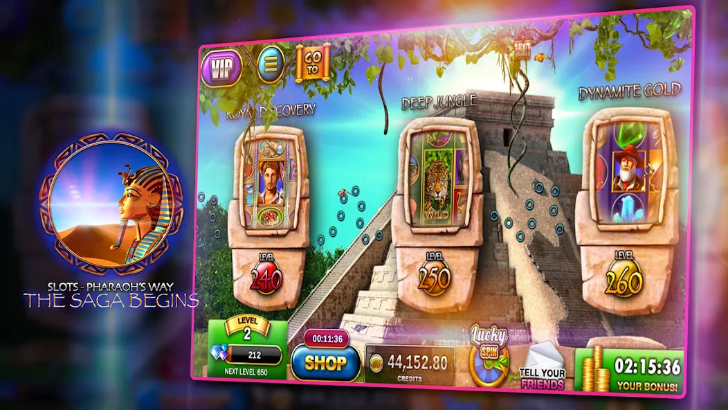 Slots - Pharaoh's Way Casino (Слоты)  [МОД Бесконечные деньги] Screenshot 1