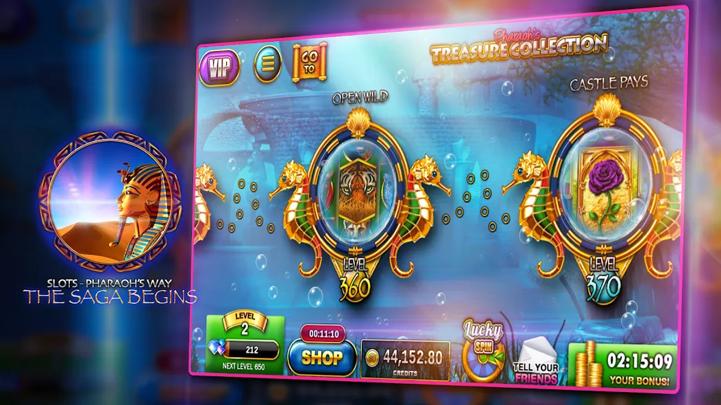 Slots - Pharaoh's Way Casino (Слоты)  [МОД Бесконечные деньги] Screenshot 2