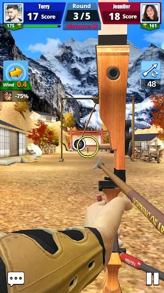 Archery Battle 3D (Арчери Баттл 3D)  [МОД Много монет] Screenshot 2