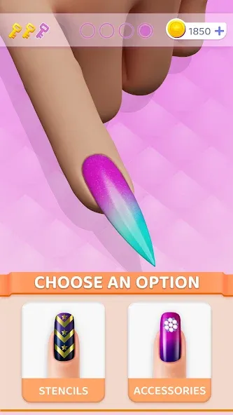 Nail Salon - Nails Spa Games (Нейл Салон)  [МОД Все открыто] Screenshot 5