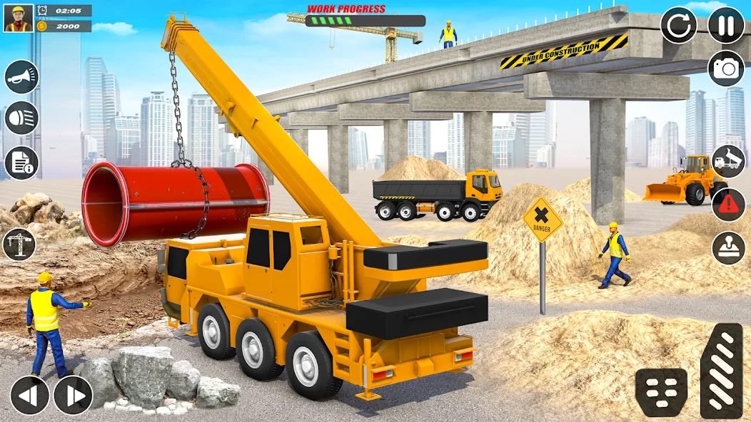 City Builder Construction Sim (Сити Билдер Констракшн Сим)  [МОД Бесконечные монеты] Screenshot 3