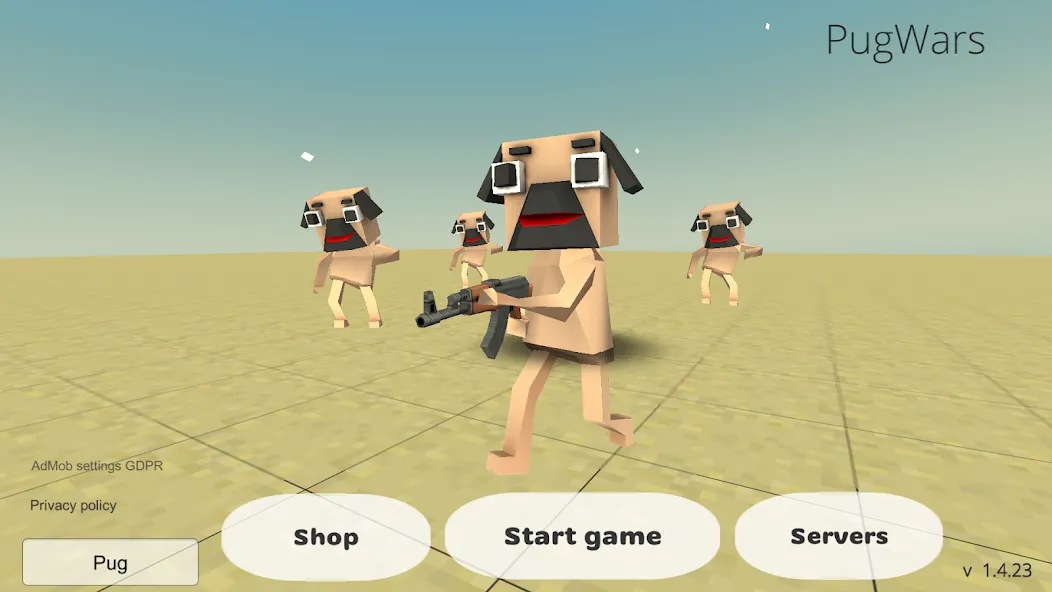 PugWars (Пагварс)  [МОД Бесконечные деньги] Screenshot 4
