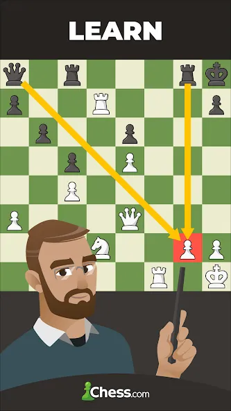 Chess - Play and Learn  [МОД Бесконечные монеты] Screenshot 5